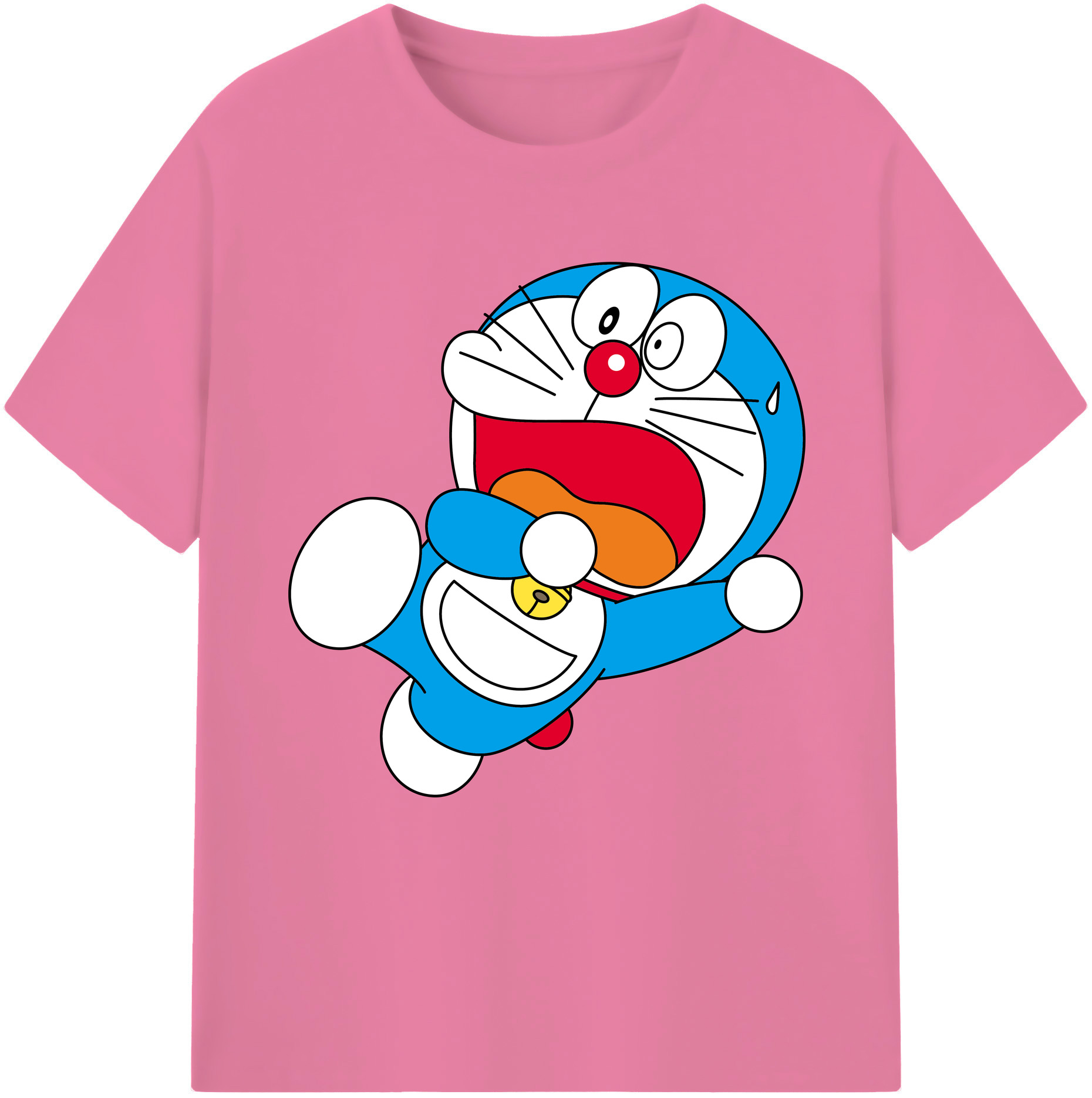 （画像用） ドラえもん Doraemon 綿100％半袖Tシャツ（フロントプリント）